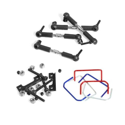 Rc Connecting Rod for Traxxas for Slash for E-Revo 1/16 Front and Rear Wide Sway Bar Anti Roll Bar Kit RC Car Parts and Accessories Upgrade Replacement Use