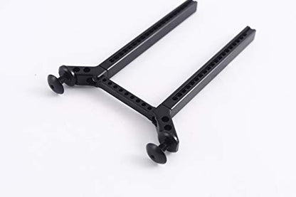 Aluminum Front and Rear Body Post Mounts for Traxxas TRX-4 RC Car (Black) - color: Black
