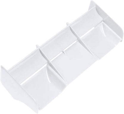 1/8 RC Car Rear Spoiler Tail Wing for 1:8 Scale RC Off Road Truck Buggy Racing Car (White) - color: White
