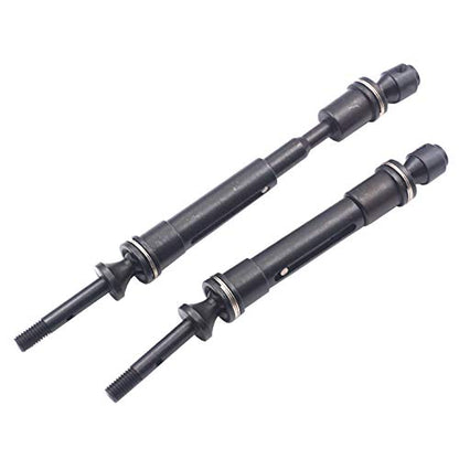 2PCS Vgoohobby Aluminum Alloy RC CVD Steel Rear Drive Shaft Axle Transmission Axle Joint Compatible with TRX Slash 4X4 Stapede Rustler VXL HQ727 Short Truck Car