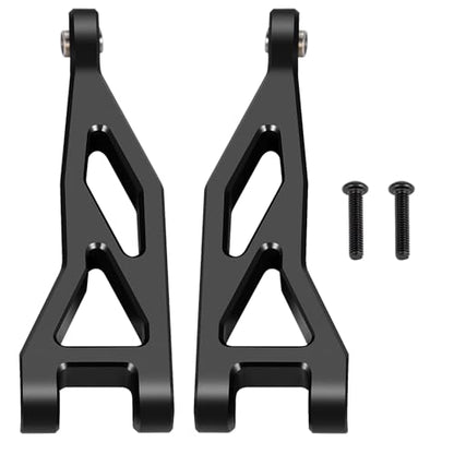Rear Upper&Lower Suspension Arms for ARRMA 1/18 Typhon Granite Grom | 380 Brushed 4X4 Monster Truck 4 PCS/Set Black Aluminum Upgrades Parts - color: Black