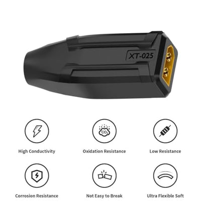 chenyang XT60 to DC Adapter,DC 5.5x2.1mm Female to XT60 Male Bidirectional Charging Conversion Adapter for Aircraft Model/Car Model/Remote Control Toy/Battery Charger - style: DC Female to XT60 Male