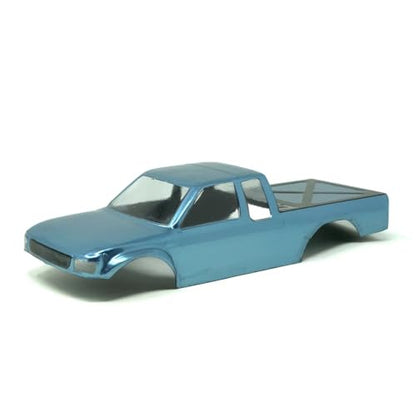 LGRP X-Factor Long Bed Body for 1/24 and 1/18 RC Cars, Universal Fit for Most SCX18 SCX24, >Clear< Body with Sticker Sheet