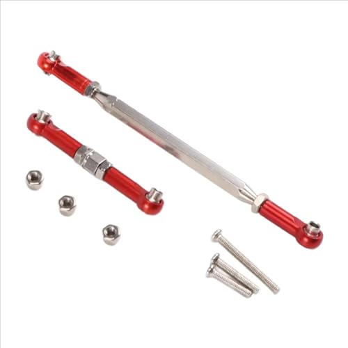 Rc Parts Compatible with MN D90 D99 for MN-90 FJ-45 1/12 RC Crawler Car Upgrade Parts Metal Adjustable Steering Linkage Servo Pull Rod Turnbuckle