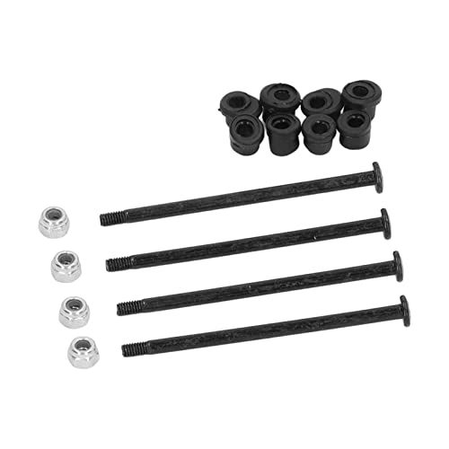 RC Screw Kit, High Precision Steel Components for RC Crawler Upgrades, Steel RC Crawler Parts, Durable Screws, Nuts, Shaft Sleeves for 144010 144002 124016 124017 Cars Repair and Performance