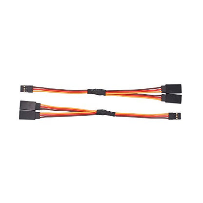 5pcs 6" / 150mm Servo Cable Y Harness Extension Cord 22awg 60 cores for RC Car Helicopter Servo Receiver Wire Lead(C142-5)