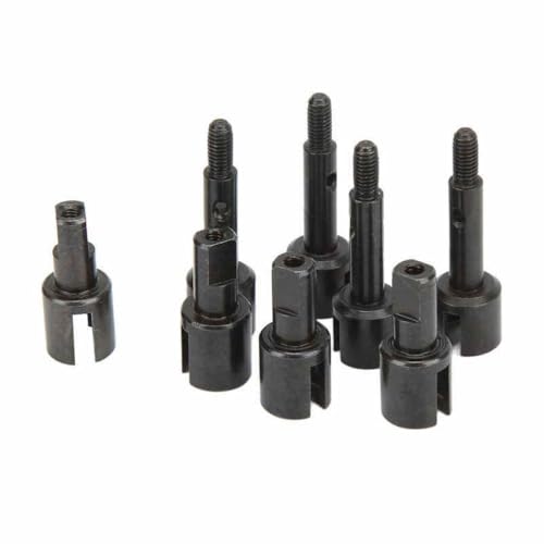 COMODO RC CVD Drive Shaft Set with Dogbone Stub Axles and Cups for 1/12 Scale RC Cars – Steel Replacement Parts