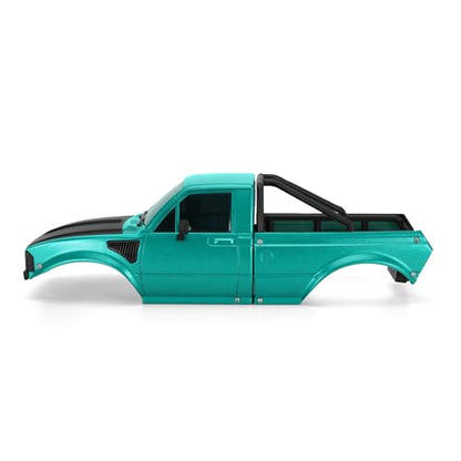 INJORA IR60-24 Body for SCX24 C10 Bronco Wrangler Base Camp 4Runner (Green) - color: Green