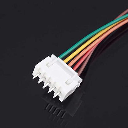 20 Pairs 5 Pin for JST-XH Connector Kit, XH 2.54mm 5pin Header Male and Female Connectors Plug Adapter with Flat Wire Cable 150mm 24AWG Compatible with for JST XH - size: 5pin Kit