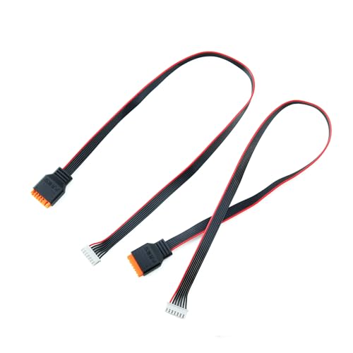 SoloGood 2Pcs JST-XH Balance Cable 2-6S 3S Lipo Battery Balance Charger Expansion Leads 50CM for RC Vehicles Lipo Battery Charging