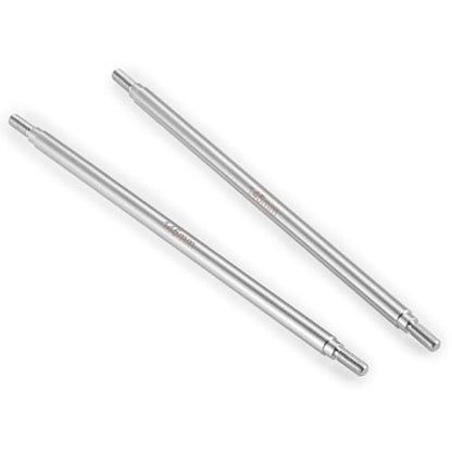 2Pcs M4 Stainless Steel RC Links for 1/10 Axial Wraith SCX10 TRX-4 | 1 Pair RC Steering Linkage Set, 50mm/55mm/60mm/70mm/75mm~155mm - style: 145mm