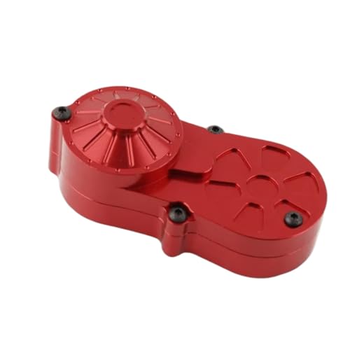 for Losi for LMT 1/8 Metal Transmission Gearbox Gear Box Case Cover Peanut Shell Housing RC Car Upgrades Parts Accessories RC Car Upgrade Part(Red) - size: Red