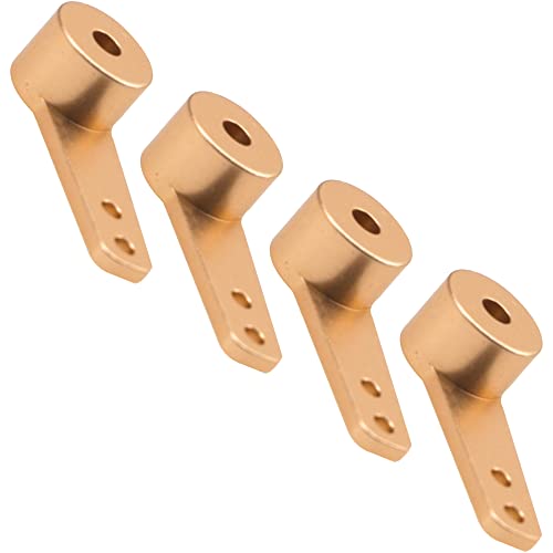 4PCS Aluminum RC Airplane Steering Servo Arm Horn Rocker Arms for RC Quadcopter Fixed Wing Parts (3mm) - size: 3mm