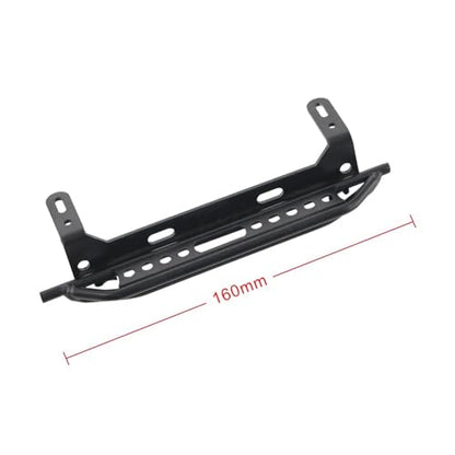 TRX4 Side Pedal Metal Step Foot-Plate Pedal Running Board Compatible with Traxxas TRX-4 Defender Bronco1/10 RC Crawler Car Body Shell Accessories