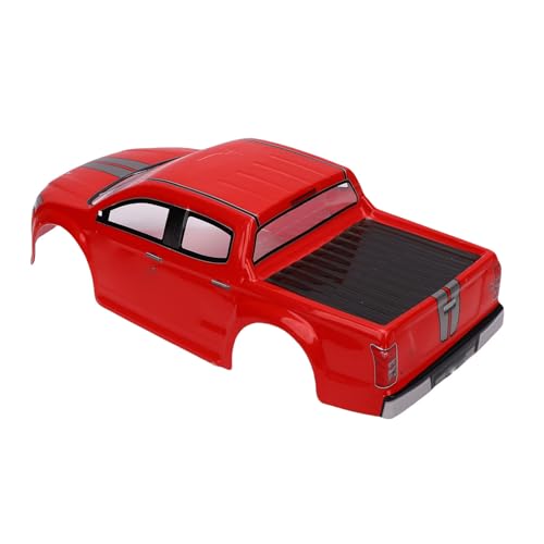 1/10 RC Truck Body Shell Exquisite Craftsmanship with Clear Patterns for Enhancing Fun and Personal Style in PVC (Red) - color: Red