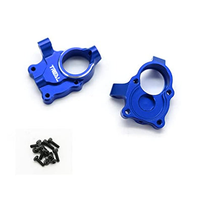 TREAL Alu #7075 Inner Portal Covers(2p) Steering Knuckles for 1/24 FMS FCX24 Upgrades (Blue) - color: Blue