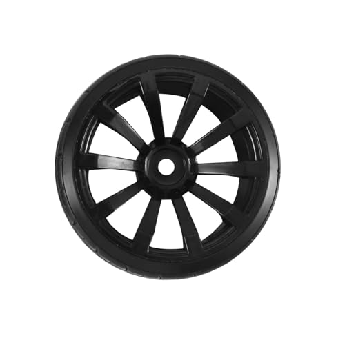 RC Tires Tyres Wheels Compatible with Tamiya for TT01 for TT02 XV01 1/10 RC for Racing Car Hard Plastic 65mm Tires On Road for Touring Drift Car Wheels