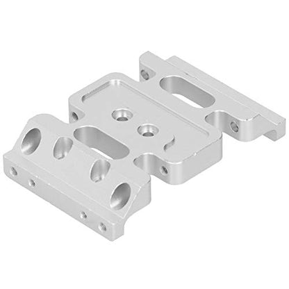 313mm Wheelbase Gearbox Chassis Frame, 1/10 RC Car Metal Frame Upgrade Accessory, Aluminum Alloy Lightweight Base Support Plate for Remote Control Vehicles with Easy (Silver) - color: Silver