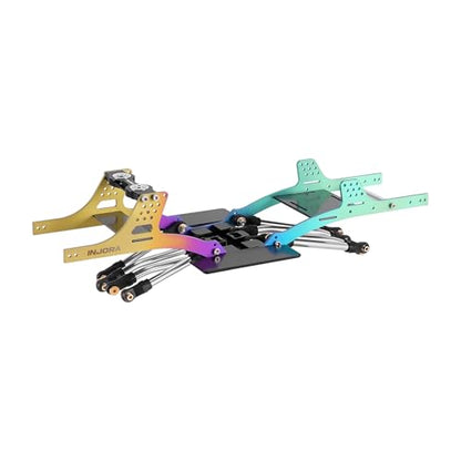 INJORA Rainbow Titanium LCG Chassis Kit for 1/24 SCX24