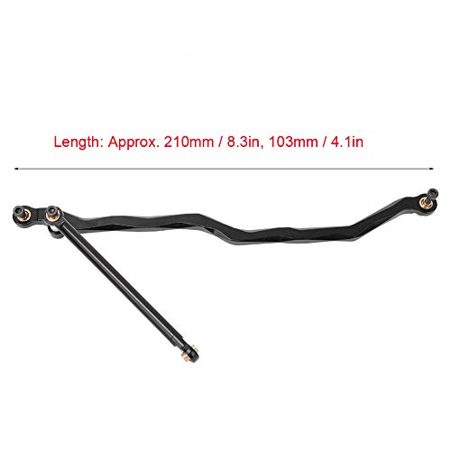 RC Car Steering Rod, 1/10 Aluminum Alloy Link Tie rc Rod Steering tie car Link Links Wraith Alloy Bomber Upgrades Pull axial rods