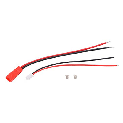 RC Car Motor, 52000 RPM High Speed Aluminum 370 Mini Motor and Heat Sink, Red RC Car Parts Compatible with Remote Control Cars D12