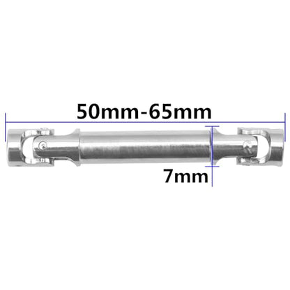 2Pcs Vgoohobby 2mm 3mm 4mm Metal RC Drive Shaft CVD Driveshaft Compatible with WLtoys Axial MN Model WPL Tamiya 1/24 1/18 1/16 1/14 1/12 RC Military Crawler Car Tractor Truck (50-65mm 3-3) - color: 50-65mm 3-3