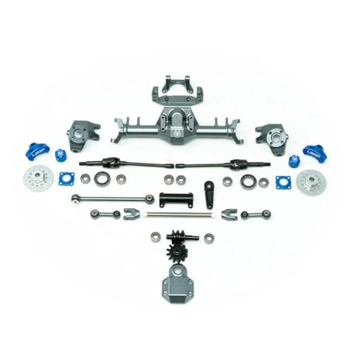 LGRP Little Guy Racing Parts RC Car Truck SCX24 1/24 Spider 9™ Signature Series Front AXLE Compatible with Comp Frame Kit, Elimator Frame Kit, Ripper Chassis Kit LGS9F001
