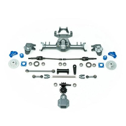 LGRP Little Guy Racing Parts RC Car Truck SCX24 1/24 Spider 9™ Signature Series Front AXLE Compatible with Comp Frame Kit, Elimator Frame Kit, Ripper Chassis Kit LGS9F001