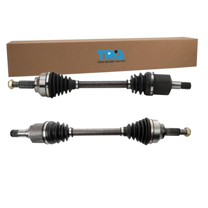 TRQ Front Driver and Passenger Side CV Axle Assembly Set 2 Piece Compatible with 2002-2008 Jaguar X-Type - style: CSA33739