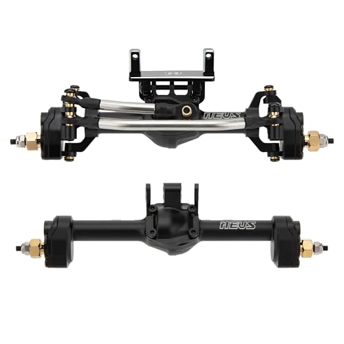 MEUS Racing +4mm TRX4M Portal Axles with Lay Down Servo Mount for Traxxas 1/18 TRX4M RC Crawler