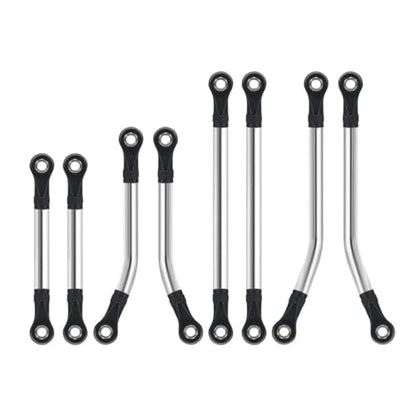TRX4M 8pcs High Clearance Links Stainless Steel Link Set for TRX4-M Upgrade Parts 1/18 RC Crawler Car