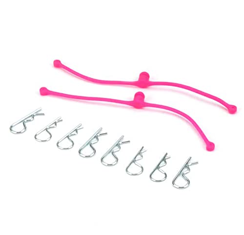 Du-Bro 2251 Pink Body Klip Retainer (2-Pack) - color: Pink