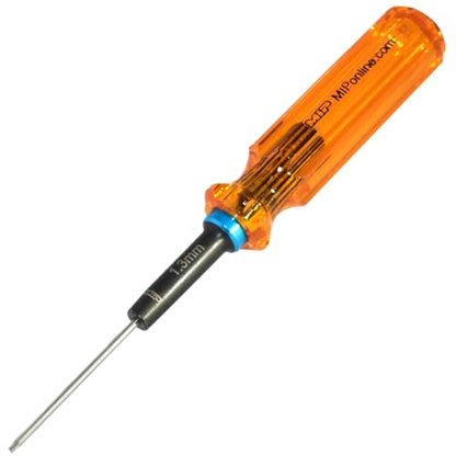 MIP 9213 Metric Hex Screwdriver RC Tools Kit (1.3mm) – Precision Hexagon Screwdriver for RC Cars, Quadcopter, Helicopter, and FPV Racing Drone Models - size: 1.3mm