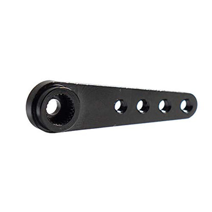 2Pack ShareGoo 25T Metal Servo Horn Extension Long RC Steering Arm Compatible with Futaba Savox Power HD HSP Himoto MG995 MG996 Servos Motor,L37mm