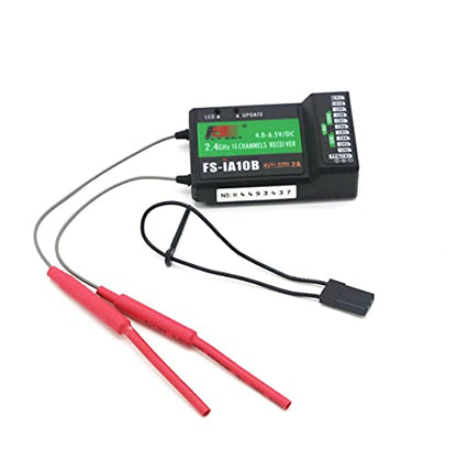 FLYSKY FS-iA10B Receiver 10CH 2.4G for FS-i6 FS-i6X FS-i6S RC Transmitter | 10 Channels 2.4GHz AFHDS 2A | PWM/PPM/i-Bus output