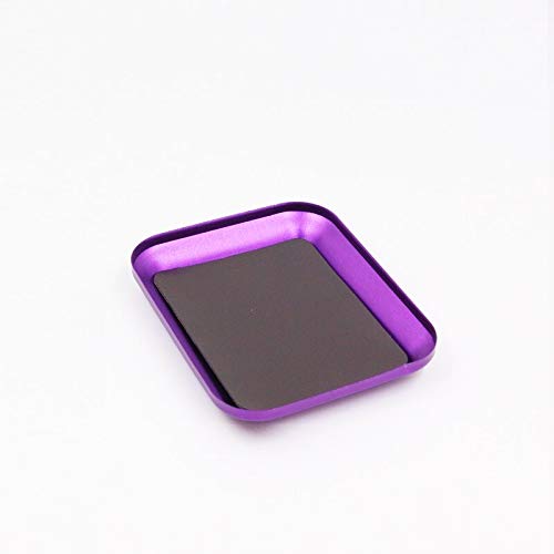 Replacement Part For Aluminium Alloy Magnetic Screw Tray Plate For RC Car Truck RC Model Repair Tool - (Color: Purple) - color: Purple