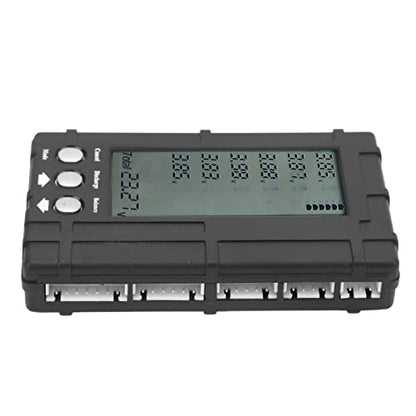 LiebeWH Battery Balancer Battery Voltage Meter Capacity Checker with LCD Display 3 Control Keys Overheat Prevention for LiPo Model Airplane