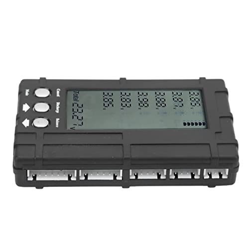 LiebeWH Battery Balancer Battery Voltage Meter Capacity Checker with LCD Display 3 Control Keys Overheat Prevention for LiPo Model Airplane