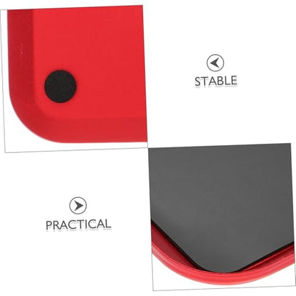 2 Pcs Magnetic Screw Tray Aluminum Alloy Small Parts Storage Plate Red for Rc Model Screws Nuts Bolts Pins Organizer Tool Tray