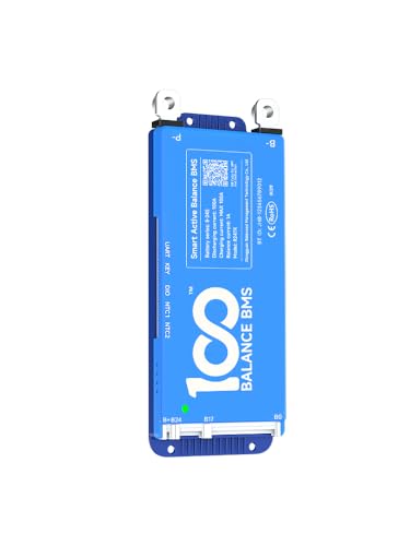 DALY Smart BMS 24V-72V 40A Built-in 1A Active Balancer | Bluetooth App Monitoring. 8S-24S LiFePO4 Li-ion LTO Support. Designed for E-Bikes, Golf Carts, RVs, Solar Systems - style: 40A 8-24S BT