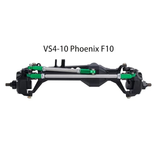 Vanquish RC Steering Link, Aluminum F10 Portal Axles Steering Link for 1/10 RC Crawler VS4-10 Phoenix F10 Upgrades (Black)