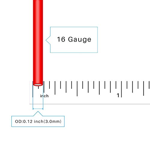 BNTECHGO 16 AWG Silicone Wire Red Black 5ft Stranded Tinned Copper Wire | Flexible 16 Gauge Stranded Wire Silicone Rubber Insulation For RC Models, Drone, Robot, Battery, EV Charger, 3D Printer, DIY - size: 10 feet