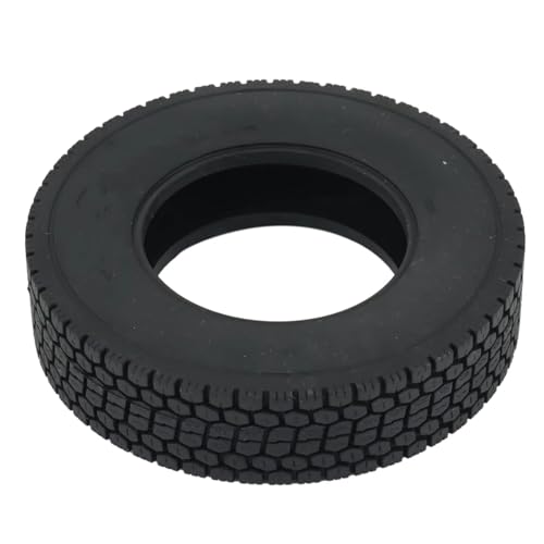 Compatible with Tamiya 1/14 RC Car Trailer Tractor Truck Upgrade Parts Accessories 4Pcs 1.55 Rubber Wheel Tires Tyre RC Assortment
