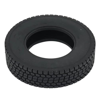 Compatible with Tamiya 1/14 RC Car Trailer Tractor Truck Upgrade Parts Accessories 4Pcs 1.55 Rubber Wheel Tires Tyre RC Assortment
