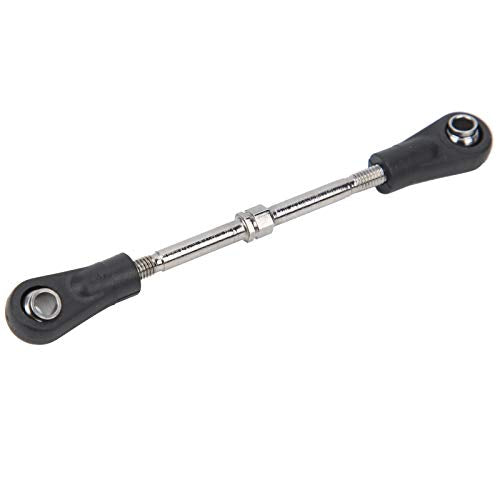 4pcs RC Steering Rod, Linkage Steering Link Rod Adjustable Rear Upper Linkage Rod for 1/10 RC Off Road Car