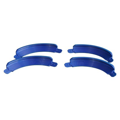 QuirkWorks3d | 90 Degree Banked Turn (4 Pack) | Compatible with Hot Wheel, Matchbox and Other Diecast Cars and Track