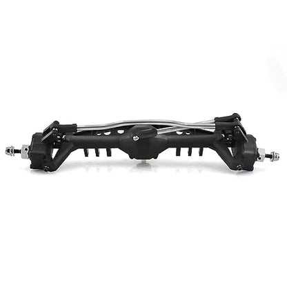 Rc Car Axle Metal Front Rear Axle Assembly Set for 1/10 Crawler Model Climbing Car Upgrades Steel Bearing Transmission Parts Suitable for Repair DIY