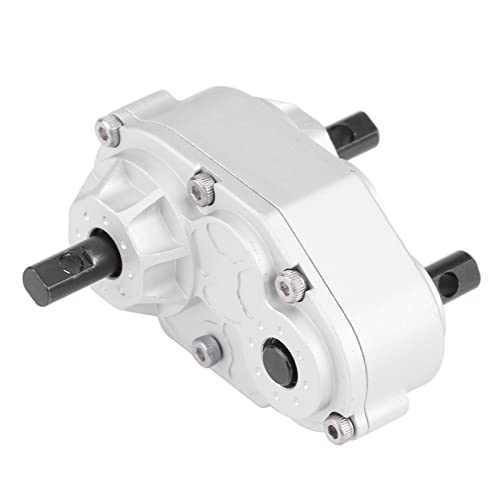 Metal Transfer Case RC Transfer Gearbox Accessory for SCX10 Gelande II D90 1 10 RC Crawler Car Sturdy Metal Construction Easy Installation Lightweight Design Durable