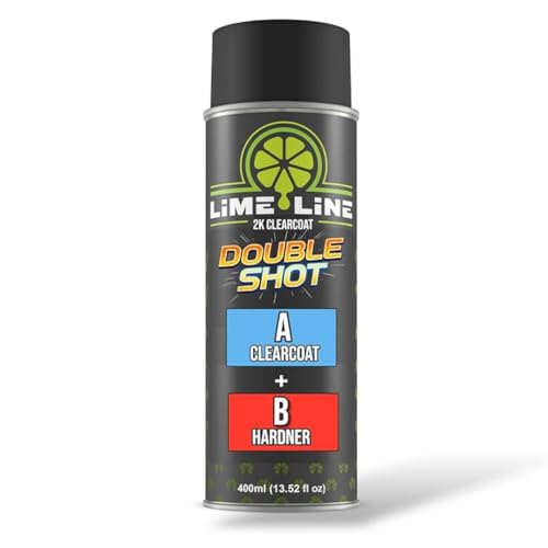 LiME LiNE High Gloss 2K Clearcoat Spray/Aerosol Can Automotive 2 Part Professional Finish (Pack of 1) - color: Pack of 1
