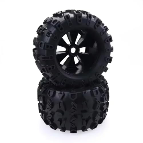 Rc Accessories Parts Wheels Tires Rubber 2pcs 170mm 17mm Hex for Redcat for Rovan for Hpi for Savage XL Mounted Gt 1/8 RC Car Monster Truck Upgrades Parts